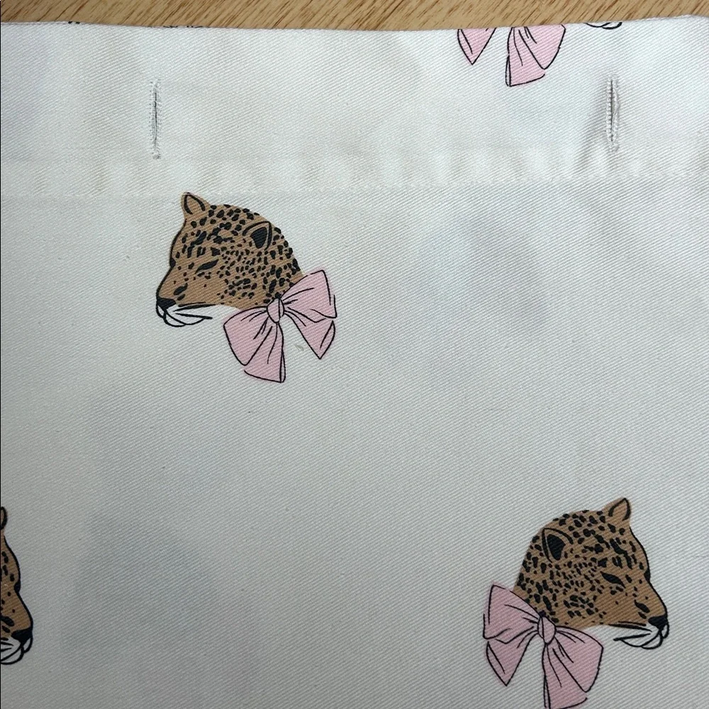 Kate Spade Leopard Head Toss Shower Curtain
